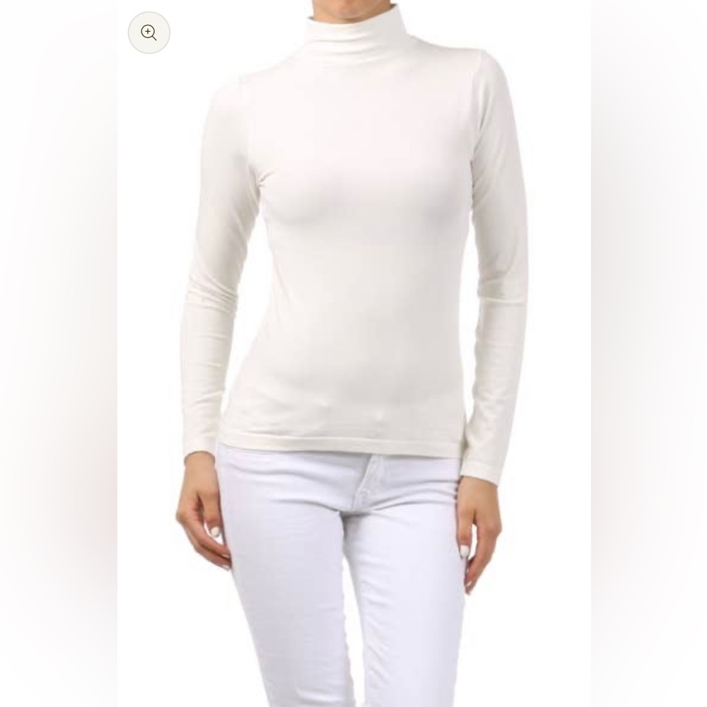 Mock Neck Long Sleeve Top